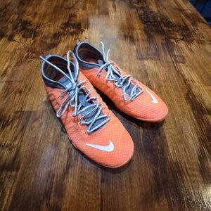 Nike Womens Free 1 Cross Bionic 641530-801 Orange Running Shoes Sneakers Sz 5